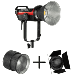 Cinematic Studio Lighting Kit - Aputure 300d II, Fresnel 2x, Barndoors India Tiyana