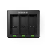 TELESIN GP-BCG-902 3-Channel Triple Battery Charger for GoPro HERO 9 india tiyana 1