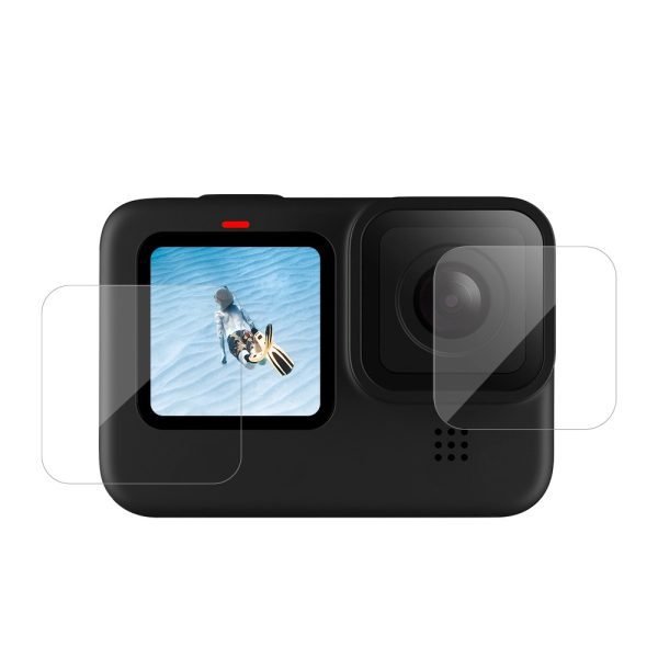 TELESIN GP-FLM-901 Tempered Glass Screen & Lens Protective Film Cover For GoPro 9 india tiyana 1