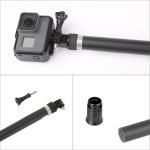 TELESIN 2.7M Long Carbon Fiber Handheld Selfie Stick Extendable Pole Monopod india tiyana 7