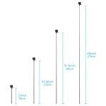 TELESIN 2.7M Long Carbon Fiber Handheld Selfie Stick Extendable Pole Monopod india tiyan 9