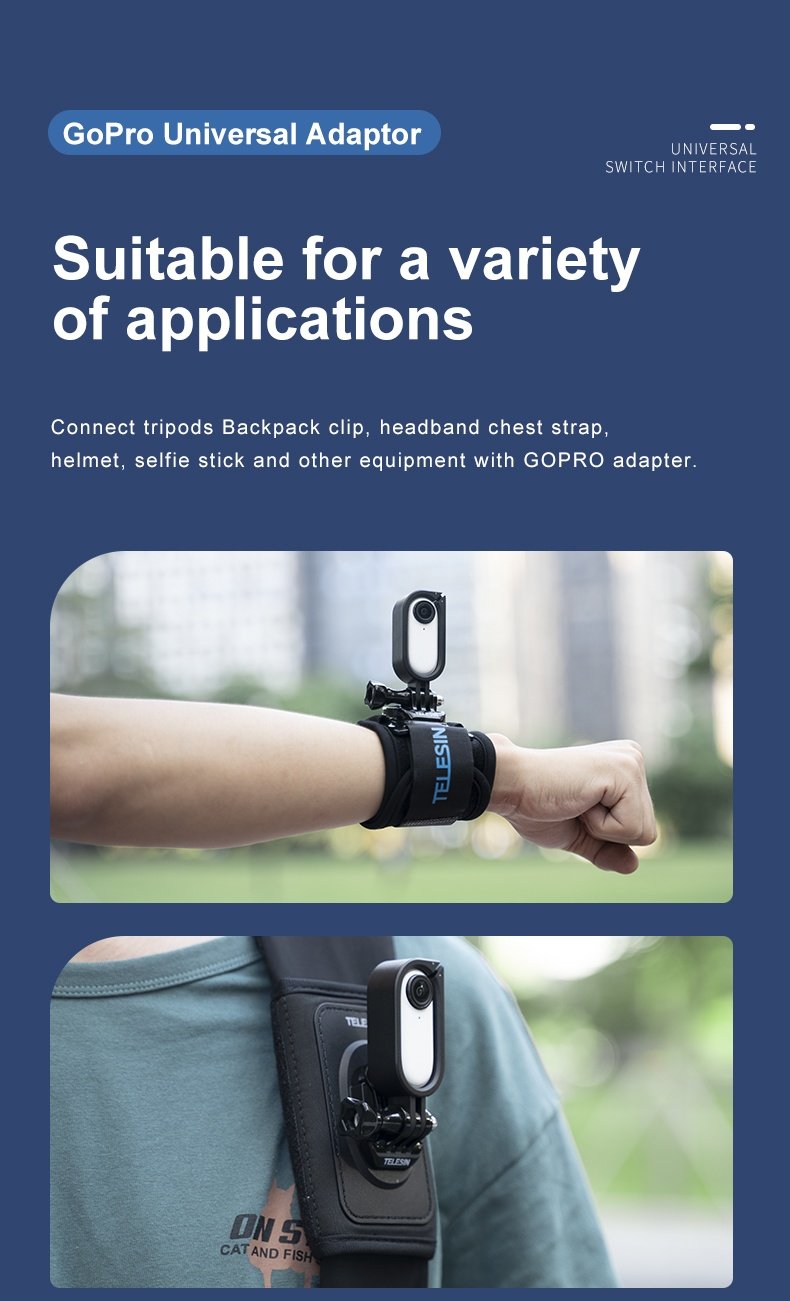 Telesin IS-CFR-001 Housing Camera frame for Insta360 Go2 india tiyana 24