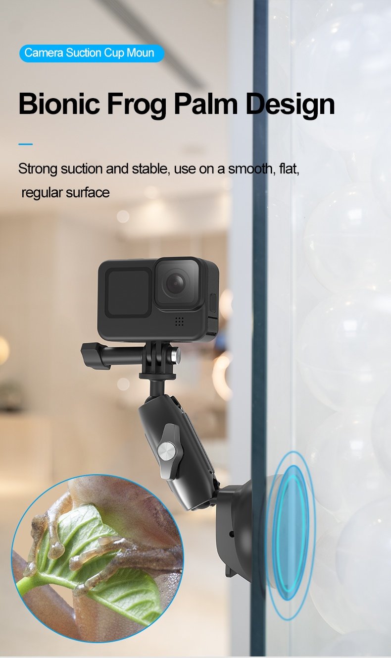 TELESIN TE-SUC-010 Camera Suction Cup Mount india tiyana 6