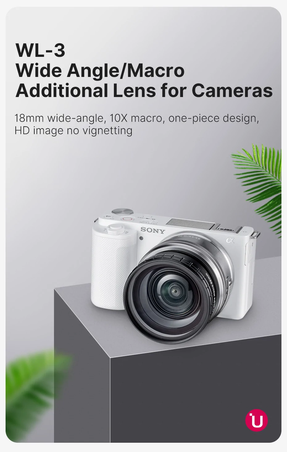 Ulanzi 2647 WL-3 Wide Angle/Macro Lens for Sony Cameras india tiyana 9