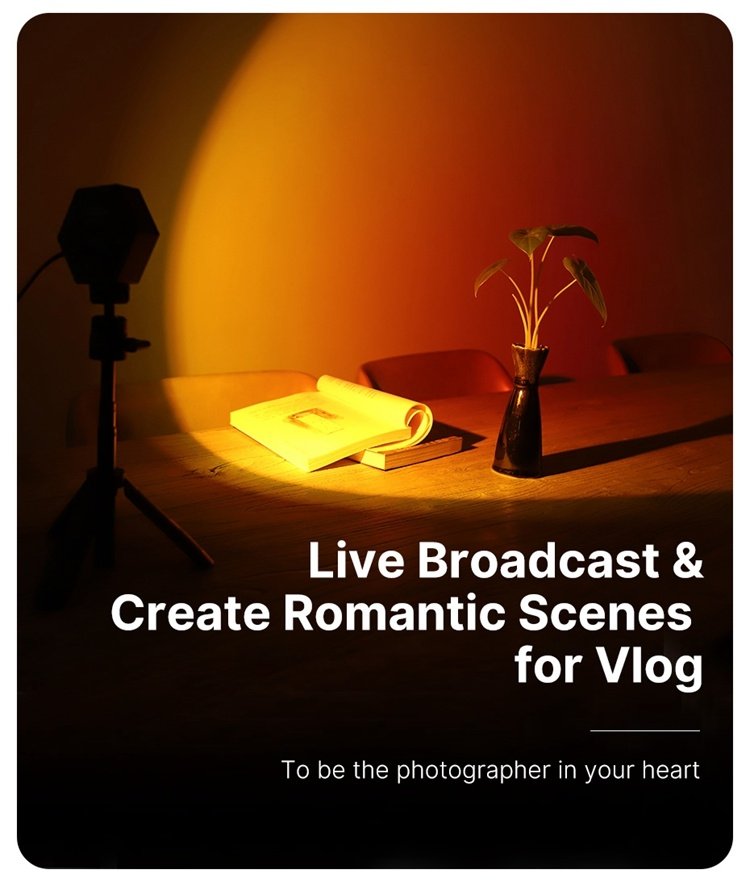 Ulanzi 2598 S1 Sunset Live Projection Lamp india tiyana 11