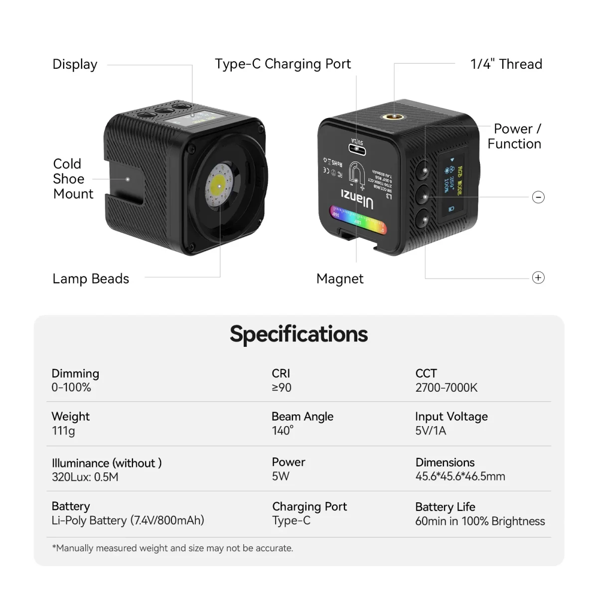 Ulanzi-L3-RGB-LED-Video-Light-India-Tiyana