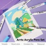 Arrtx 30 Colors Acrylic Paint Pens 30A Acrylic Markers-India-Tiyana