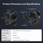 TELESIN-S6-FMS-17-TGP-Frame-Case-with-Battery-Side-Cover-Hole-for-GoPro-Hero-India-Tiyana