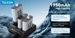 Telesin-battery-charger-for-gopro-hero-13-India-Tiyana