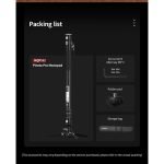 YC Onion Pineta Pro Carbon Fiber Monopod with Pedal Base-India-Tiyana