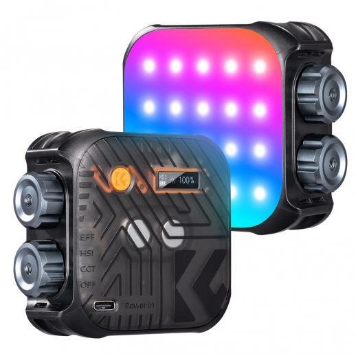 K&F 2500K-9900K RGB LED Video Light - tiyana india - PI 1 K&F 2500K-9900K RGB LED Video Light
