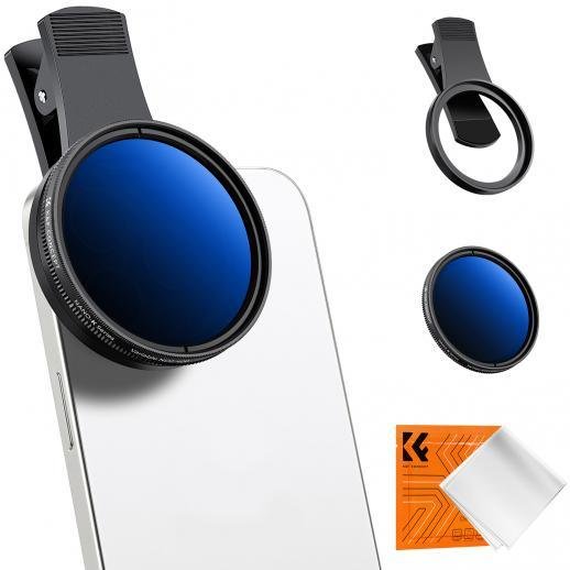K&F 52mm Universal Phone Clip Lens with ND2-400 Filter - tiyana india - PI 1 K&F 52mm Universal Phone Clip Lens with ND2-400 Filter