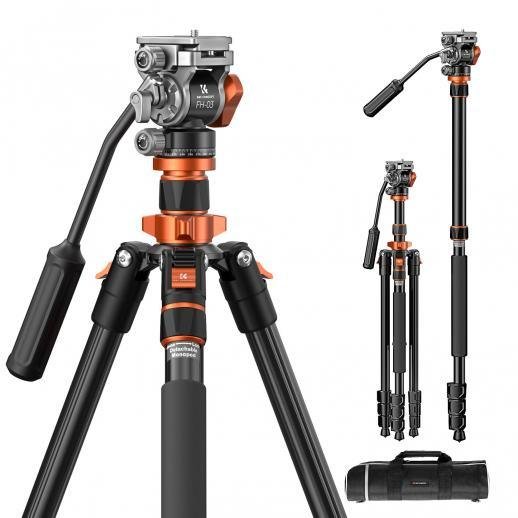 K234A7+BH - tiyana india - PI 1 K&F 83''/2.1m Camera Video Tripod K234A7+BH-28L