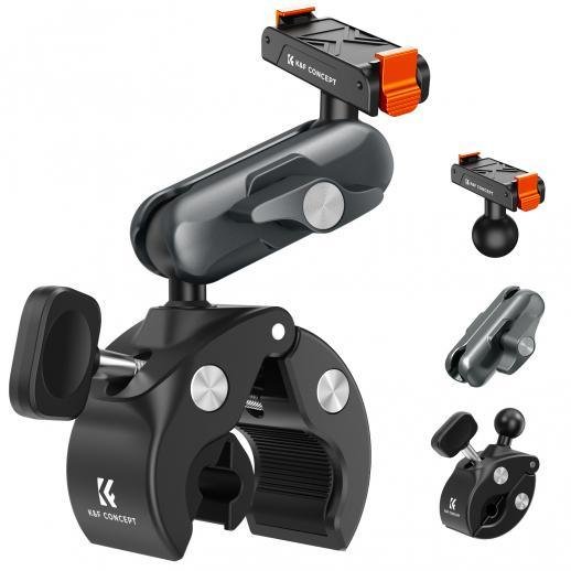K&F Super Clamp Mount With Dual-Lock Magnetic Clips - tiyana india - PI 1 K&F Super Clamp Mount With Dual-Lock Magnetic Clips
