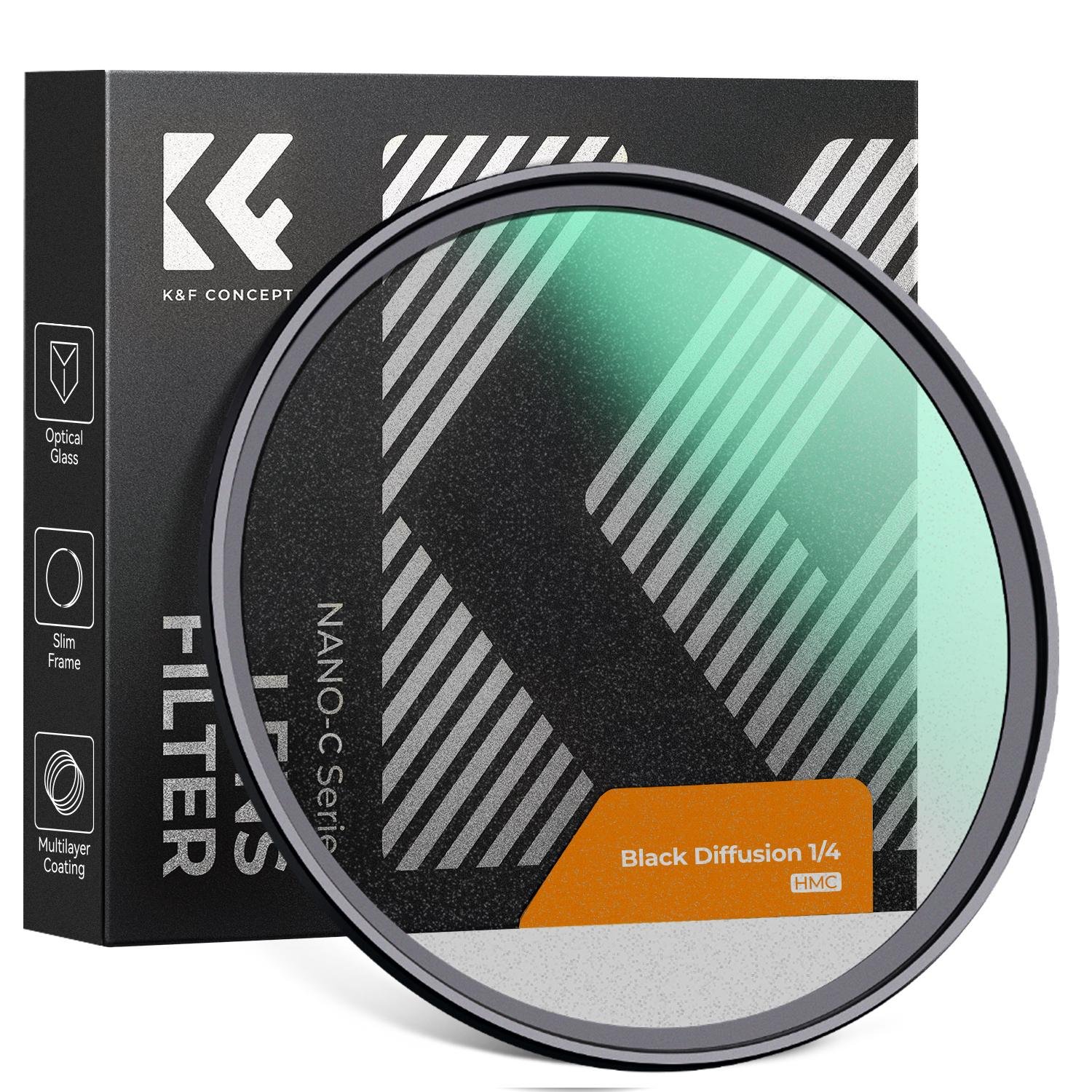 K&F 77mm Black Mist Filter 1-4 Ultra-Thin (C Series) - tiyana India - PI 1 K&F 77mm Black Mist Filter 1/4 Ultra-Thin (C Series)